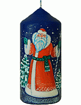 Свеча пеньковая 60х132 "Дед Мороз"