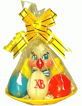 Подарочный набор пасхальный "Яйца-крашенки с цыпленком"